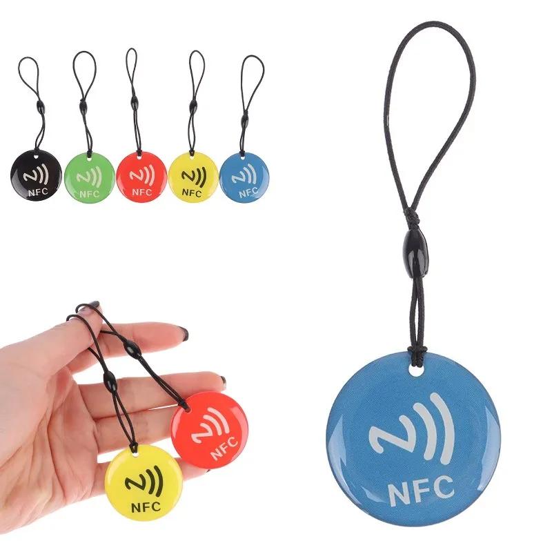 Printed epoxy NFC keychain Printed epoxy NFC keychain